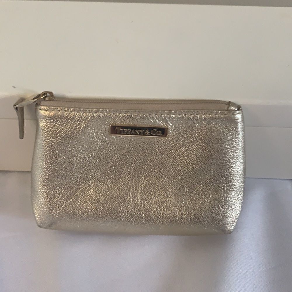 Tiffany& Co. Small Leather Pouch -Gold